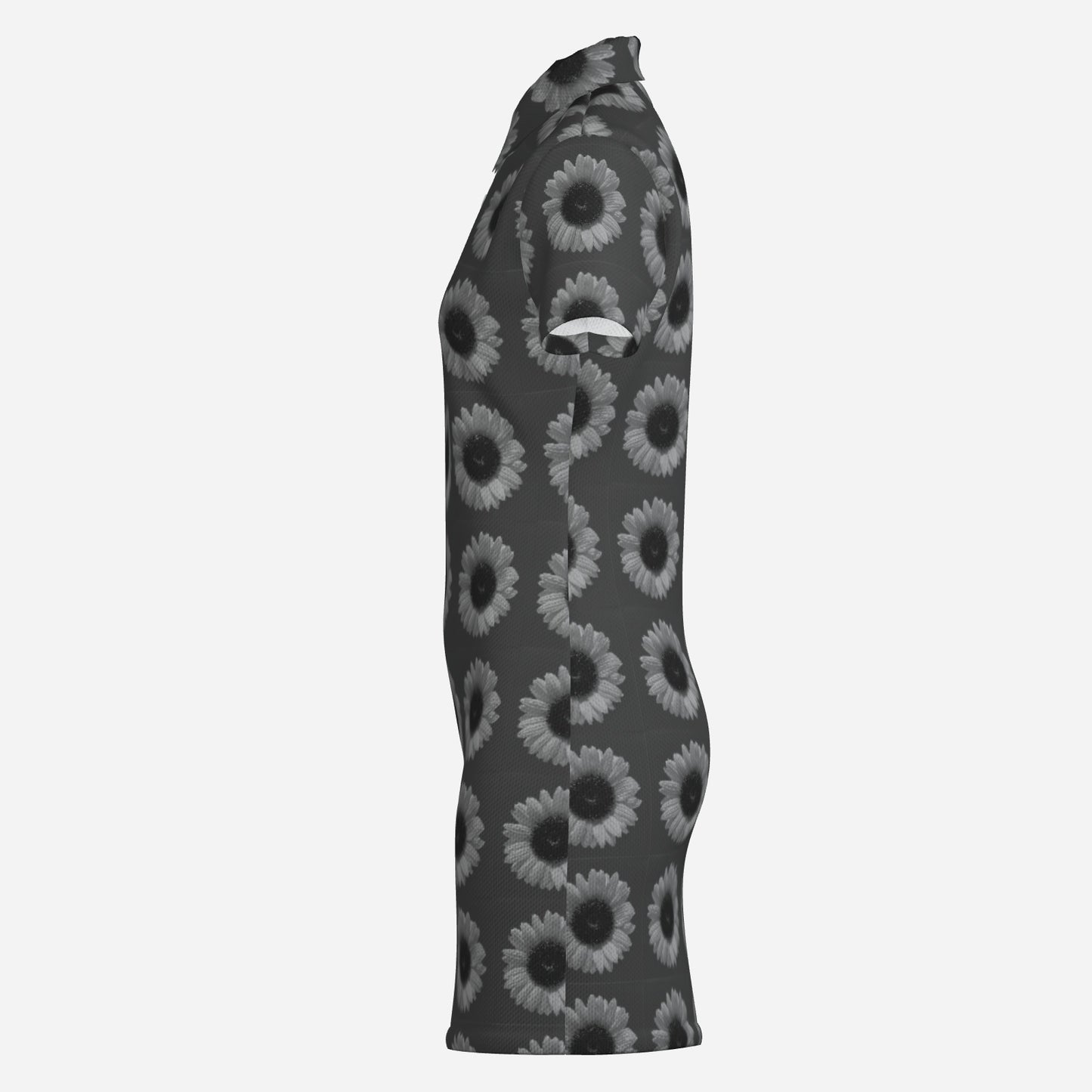 All-Over Print Women's Polo Dress-Bird's Eye 160 GSM