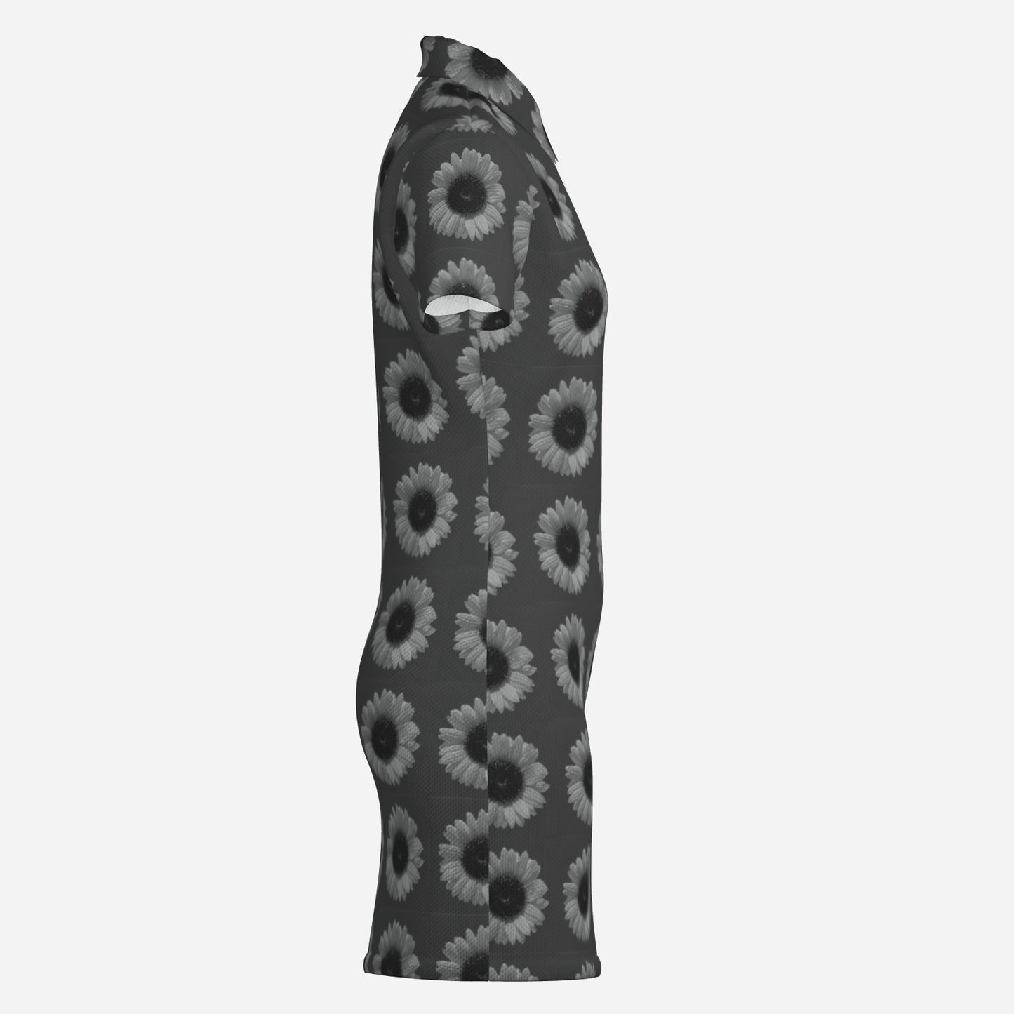 All-Over Print Women's Polo Dress-Bird's Eye 160 GSM