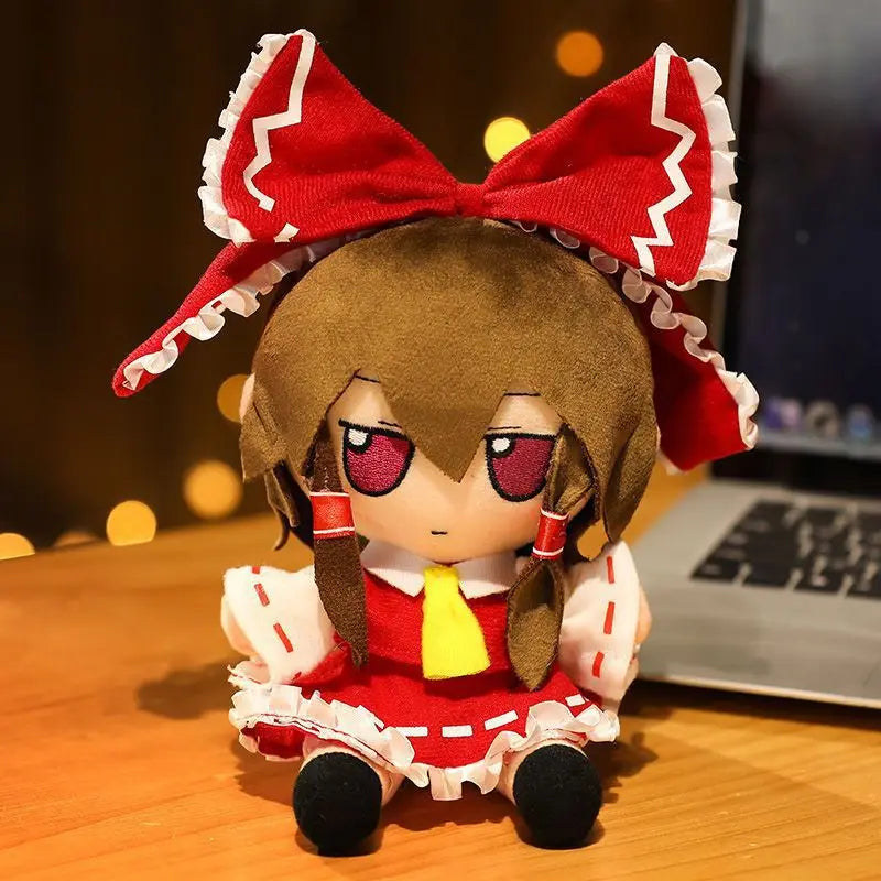 20cm Touhou Project Hakurei Reimu Kirisame Cirno Fumo Flandre Scarlet Anime Peripheral Plush Toys Japanese Daughter's Day Gifts