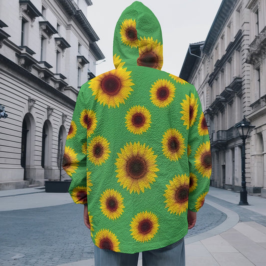 All-Over Print Men's Casual Zipper Jacket